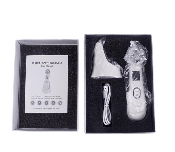 Skanto | 5 i 1 RF & EMS LED Photon Mesotherapy Elektroporisasjons Ansiktspleie Enhet
