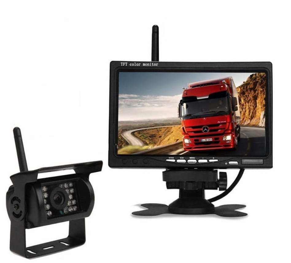 Skanto | Trailer Truck RV Trådløst Backup Kamera System med 7" Skjerm & Bredvinkel Utsikt