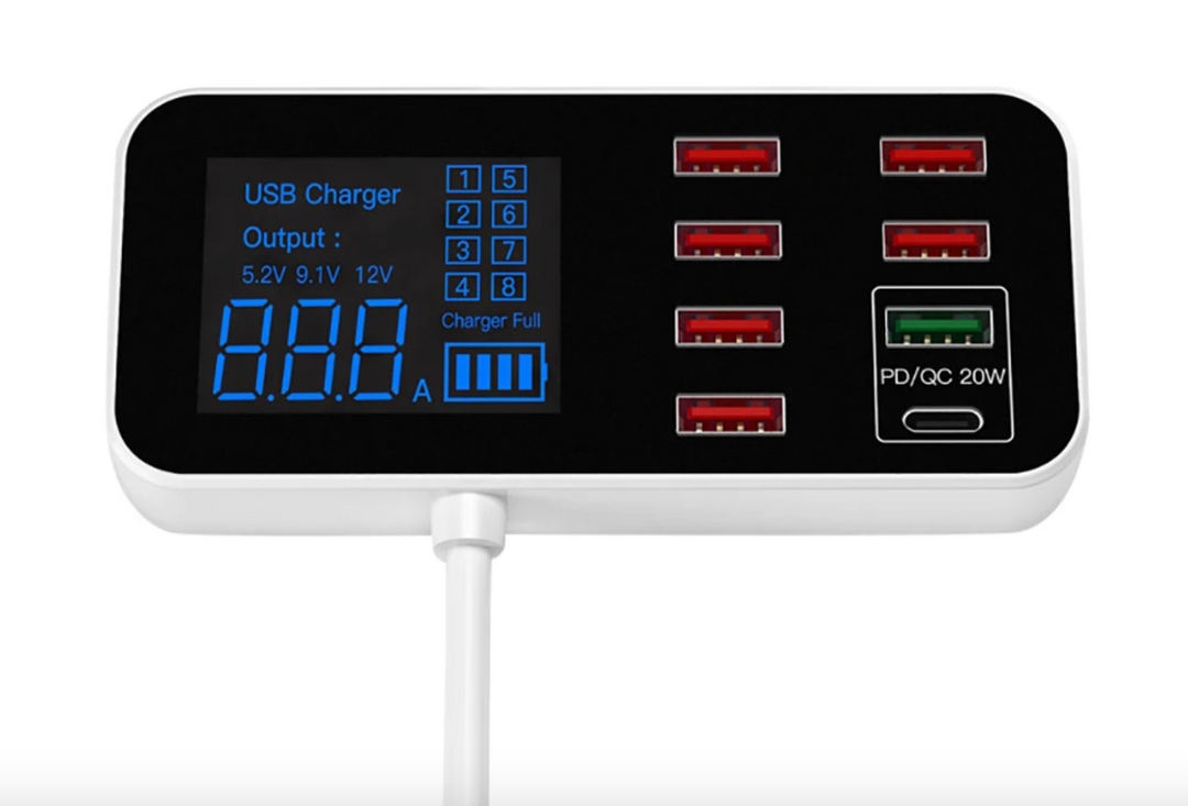 Skanto | Eindhoven Multi USB-lader | Hurtiglader for strømadapter
