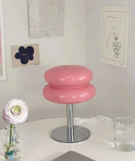 Skanto | LueurRose – Retro Bordlampe med Dimbar LED og USB