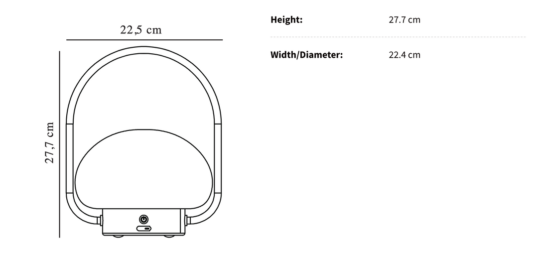 Orinthia Wireless Tae Lampe