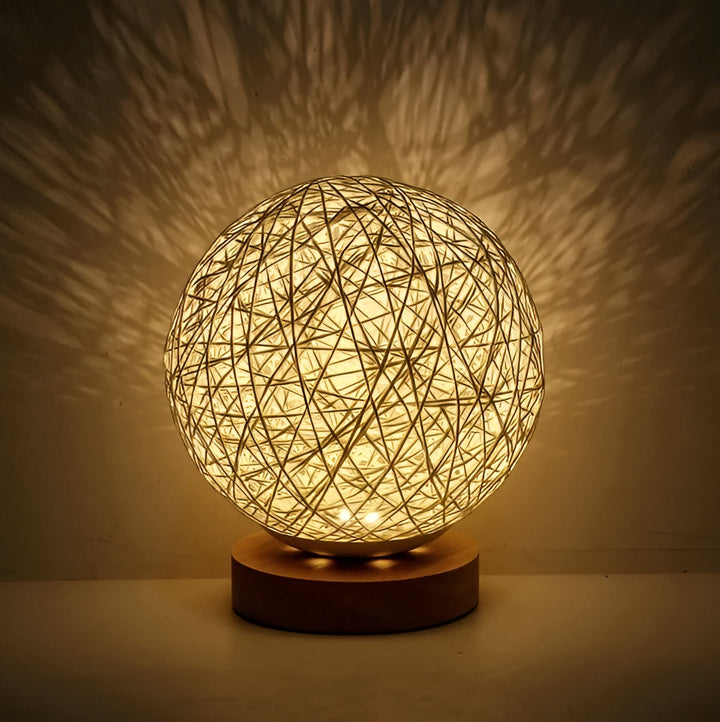TwineGlow Light – Moderne USB-oppladbar Skantoe-rottinglampe