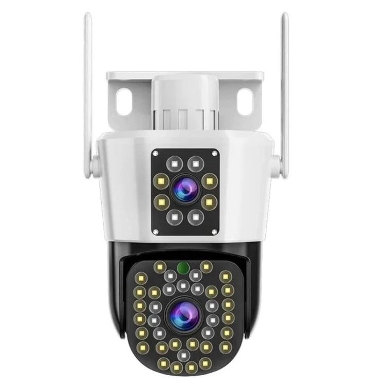DualGuard Max 2-Pack – 360° Sikkerhetskamera Sett med Nattvisjon | Skanto