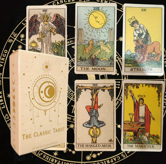 Skanto | Tradisjonell tarotkortstokk med 78 kort