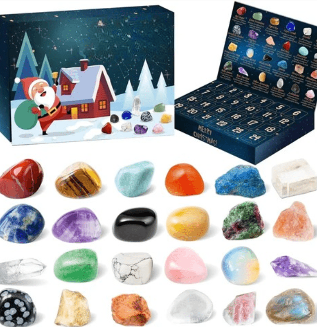 Skanto | Adventskalender med 24 ekte edelstener for unge utforskere