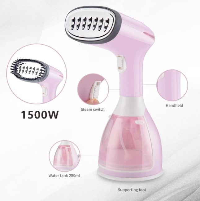 Skanto | Vertikal Klær Dampmaskin 280W Rask Oppvarming 1500ml Tank – SteamFlow