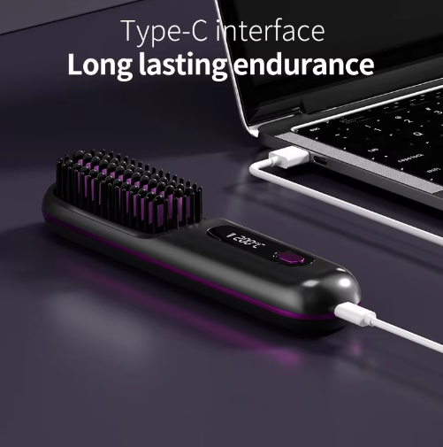 Termisk stylingbørste for kort hår og pannelugg | Skanto