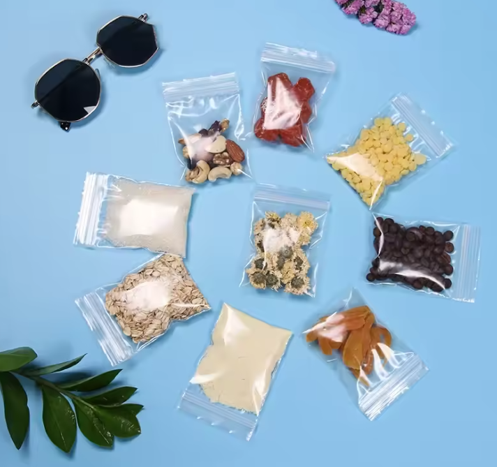 Resealable Ziplock poser 100-pakke | Skanto
