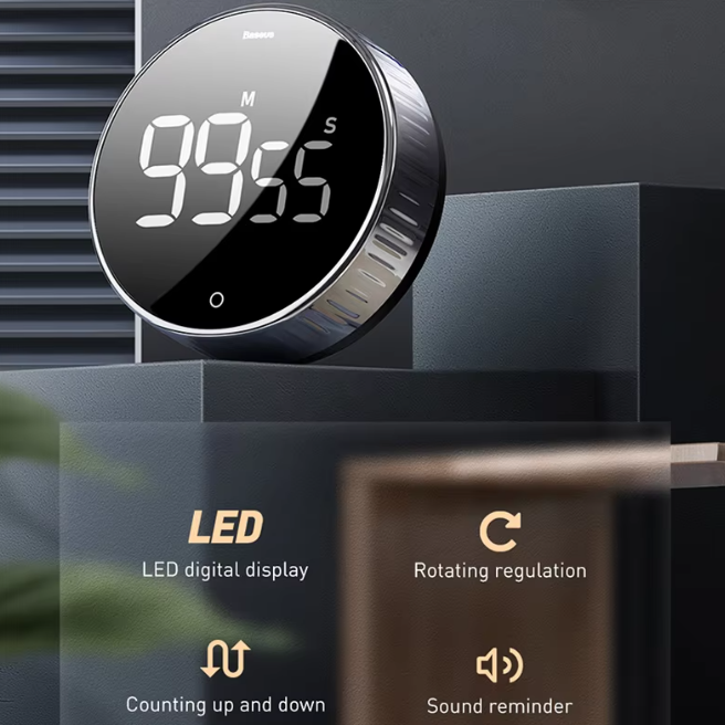 Digital Magnetisk Kjøkken Timer 99 Minutter | Skanto