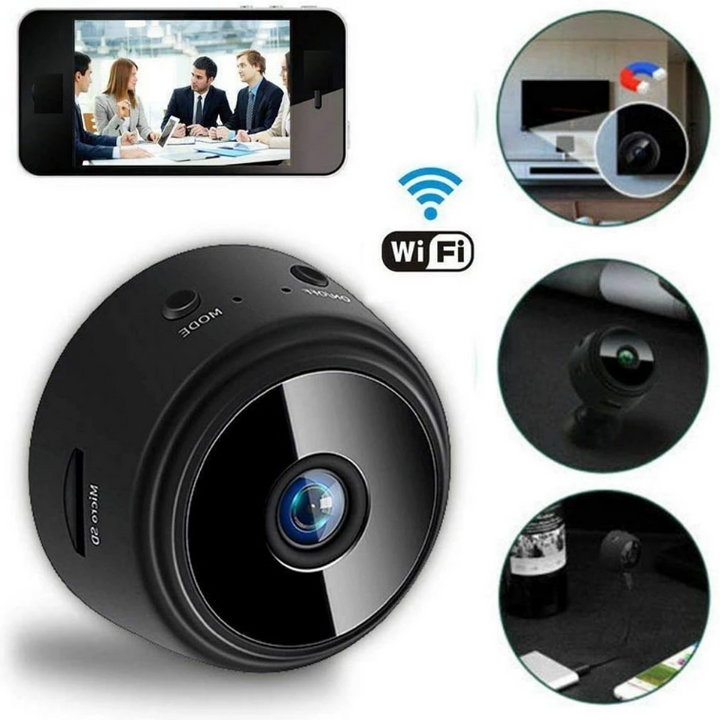 Skanto | Mini Spy Cam 1080p HD Natt Vision Stemme Video Opptaker Spion Kamera For Hjemme Trådløs WiFi
