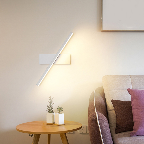 Skanto | LumaTwist Roterbar Soverom Vegglampe | Moderne LED Design | Justerbar | Stemningslys