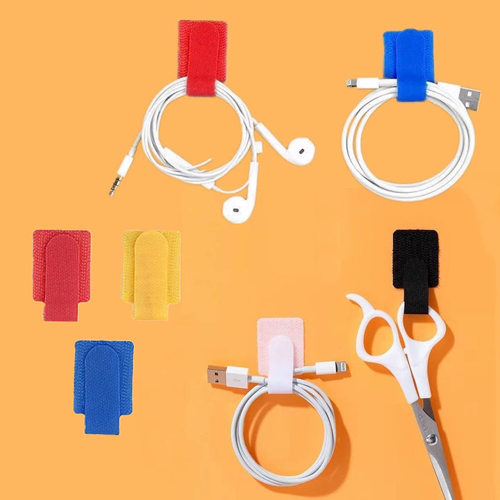Skanto | Selvklebende Gjenbrukbare Kabelorganiseringssett