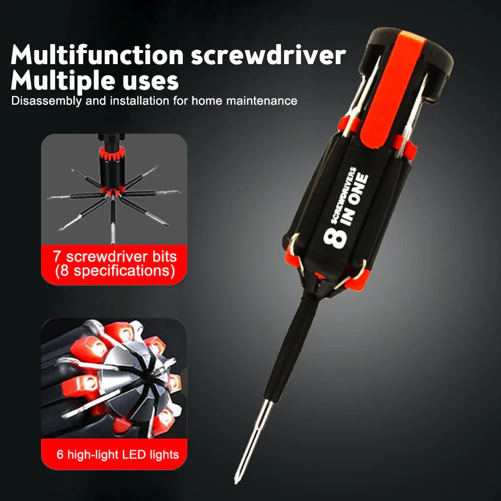 Bright Fix 8in1 LED Multi-Tool Skrutrekker | Skanto