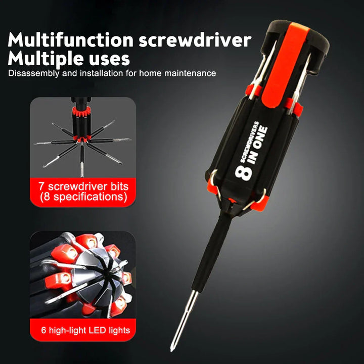 Bright Fix 8in1 LED Multi-Tool Skruefører | Skanto
