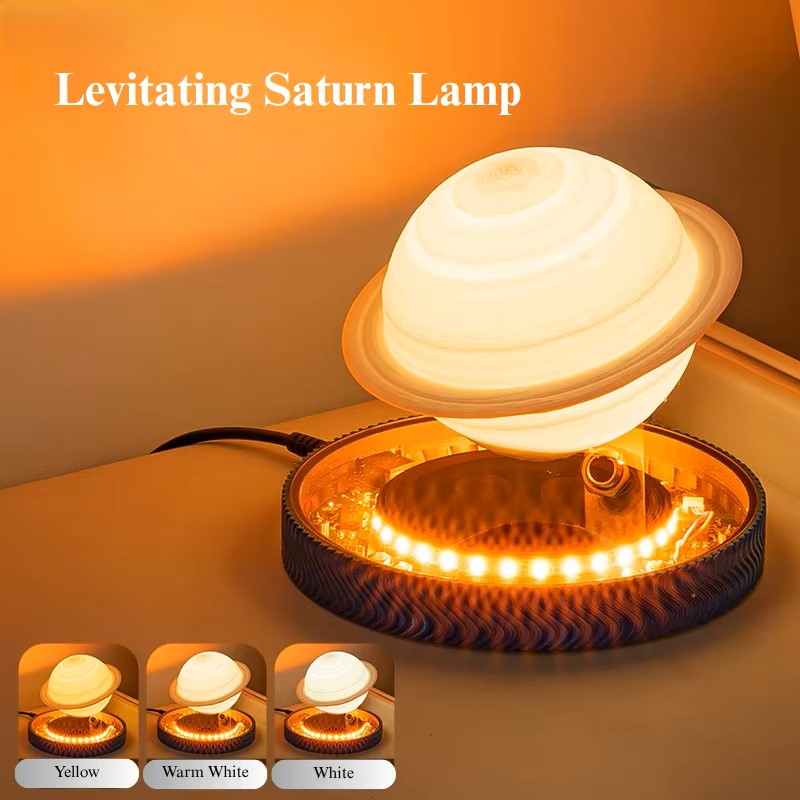 3D Saturn Space Lover Magnetisk Flytende Lampe | Skanto