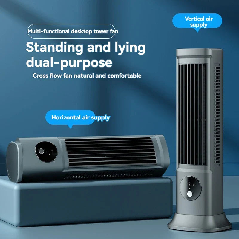 Towerless Ultra Cool Air Conditioning Desktop Fan | Skanto