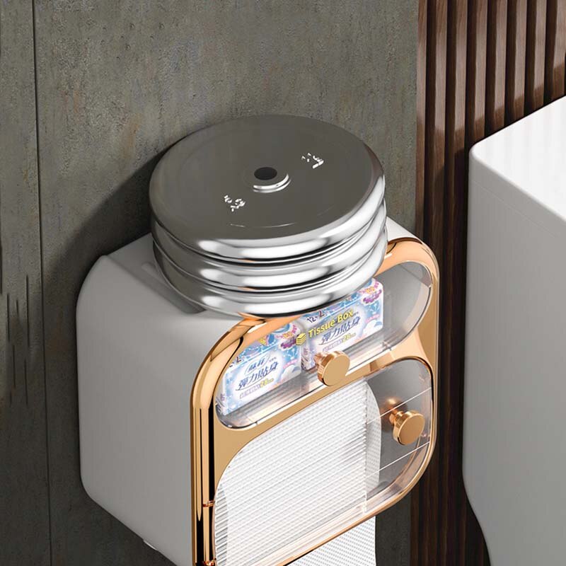 Skanto | MultiBox Vegghengt Toalettpapir Håndklær Oppbevaringsboks
