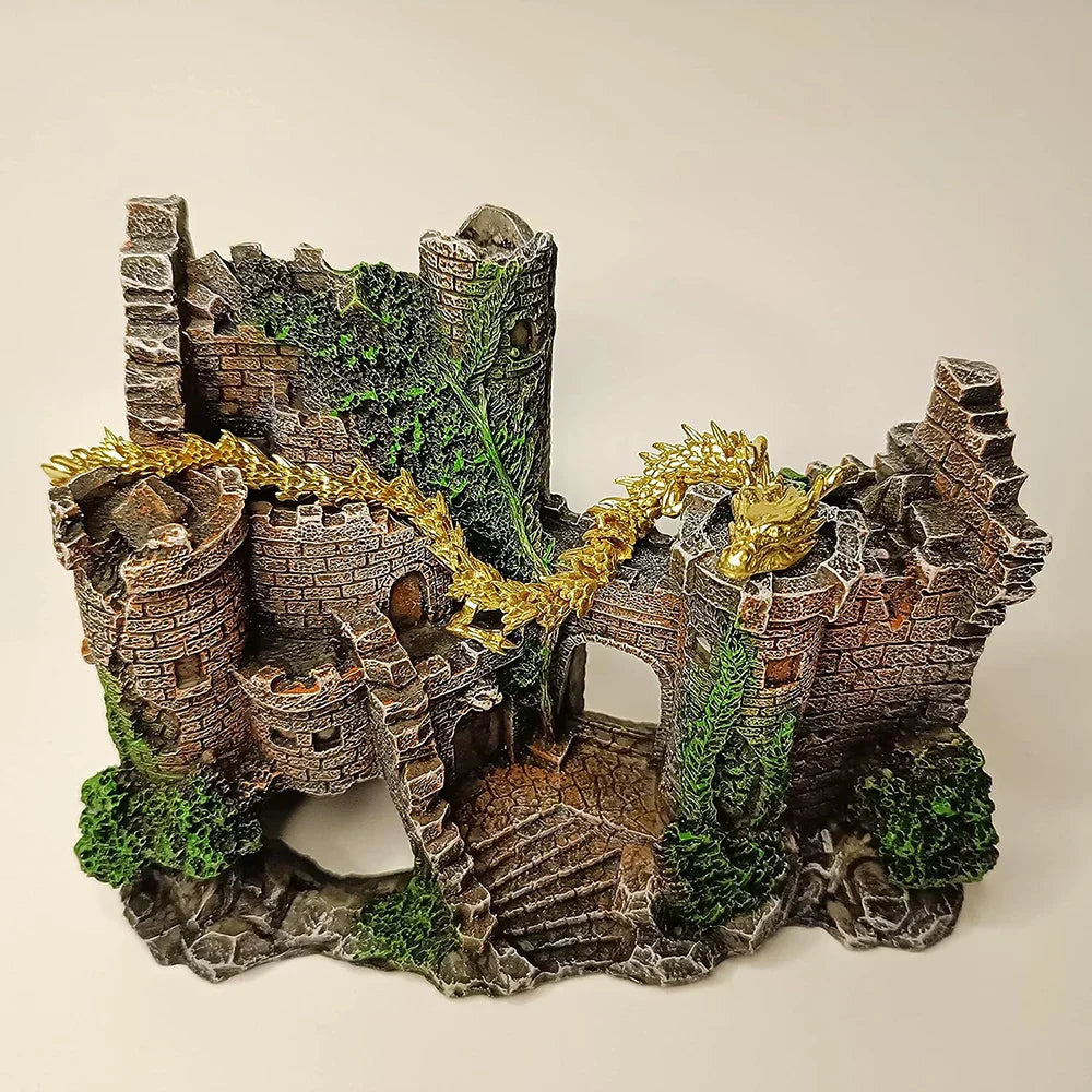 Mystiske vekter 3D messing drage hjemdekor