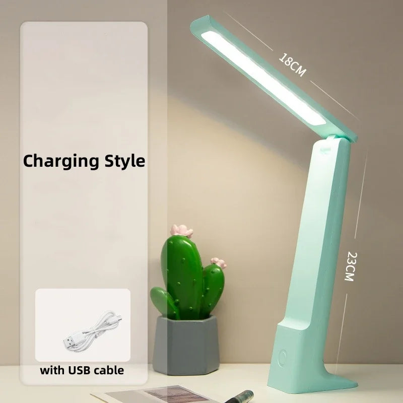 Skanto | Lumora LED Bordlampe | Dimmbar & Berøringskontroll | 3 Lysfarger | Batteri 20t | Hvit/rosa/blå