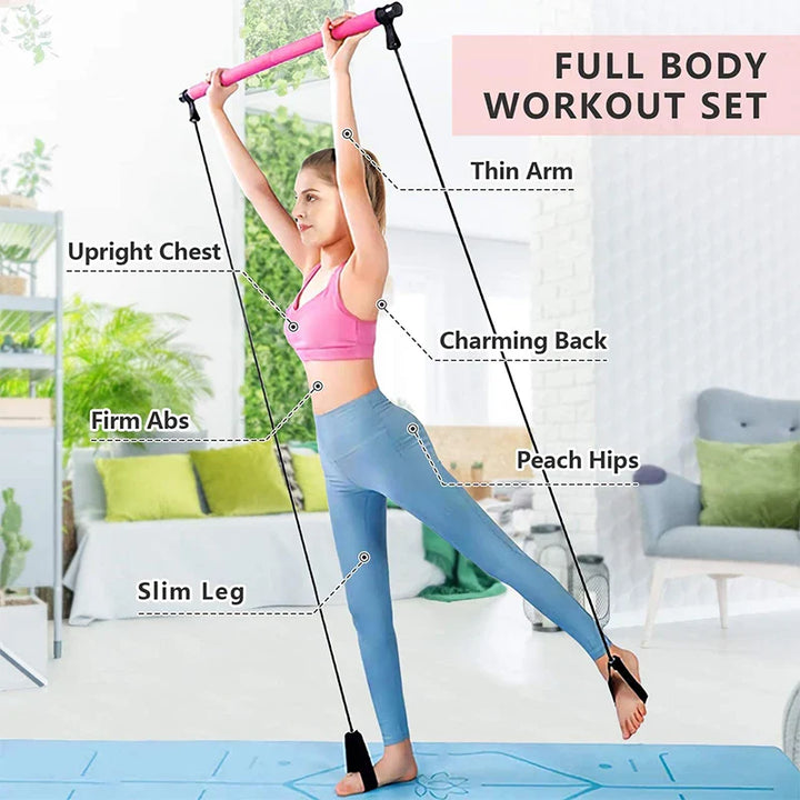 Skanto | Multifunksjonell Elastisk Pilatesstang