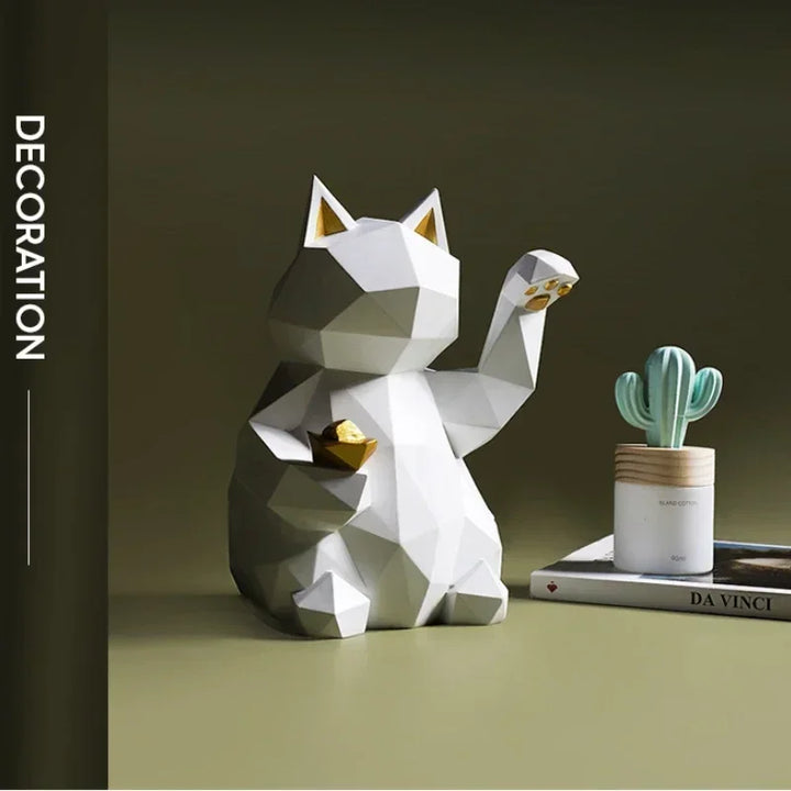 Skanto | Nordisk Minimalisme Geometri Lykke Katt Statuer