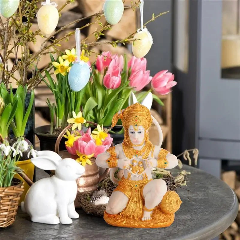 Skanto | 1 Stykke Hanuman Buddha Ape Gud Figur Southeast Asian Stil Hjem Skulptur Herre Hanuman Statue Buddha Figur Ornament