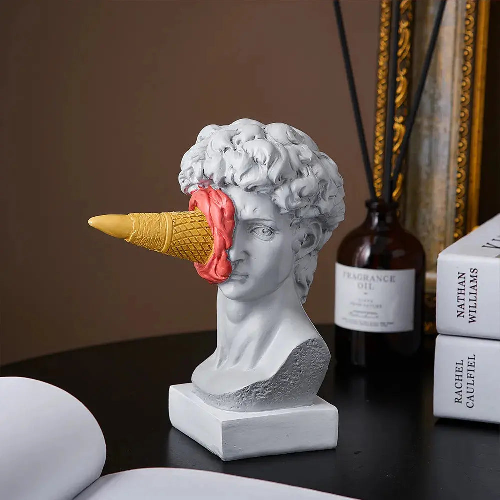 Skanto | David Statue Iskremutgave: Gourmet og Elegant Kunst