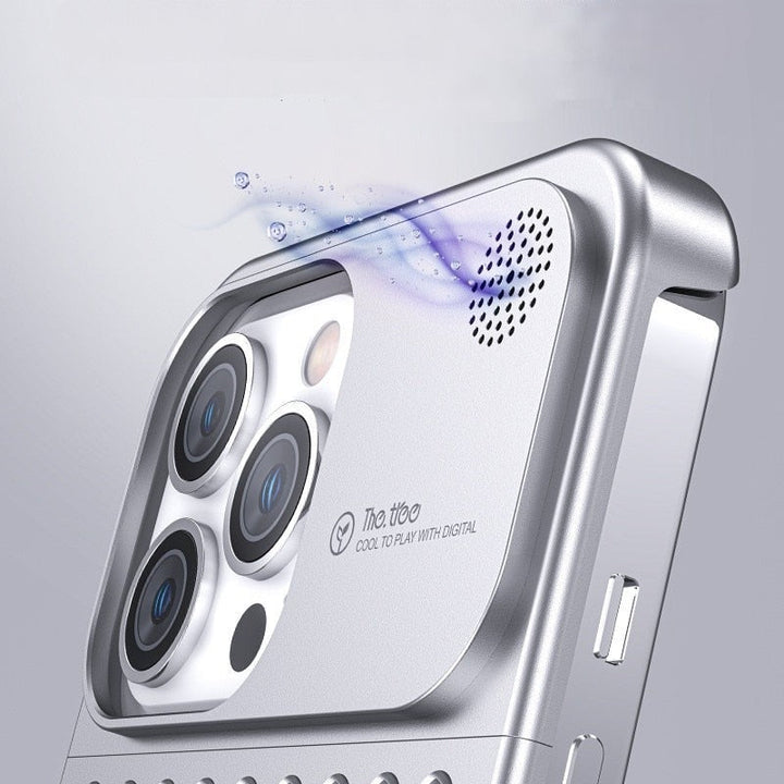 Skanto | Metal Vent Premium Aluminiumlegering iPhone-deksel