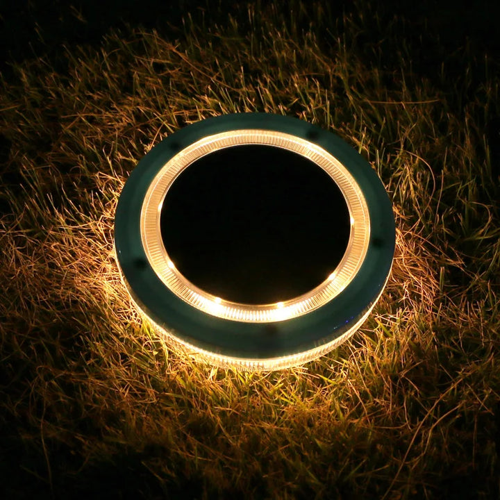 Skanto | AquaGlow Solar Pool Light | Flytende & Vanntett | Blå LED | 11,6×2,5 cm
