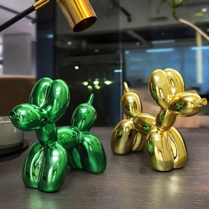 Skanto | Nordisk Ballonghund Skulptur Harpiks Dyreskulptur Kunst Skulpturer og Figurer Håndverk Hjem Innredning Rom Desktop Tilbehør