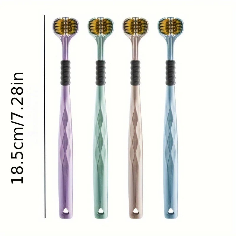 Skanto | Glitrende Triple-Head Tannbørste