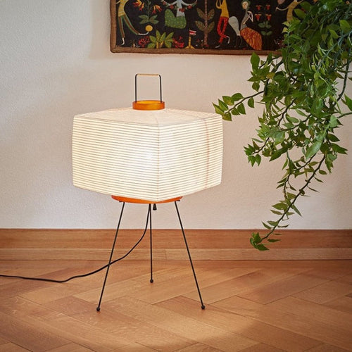 Skanto | Japansk Kreativ Pappgulvlampe med Stativ