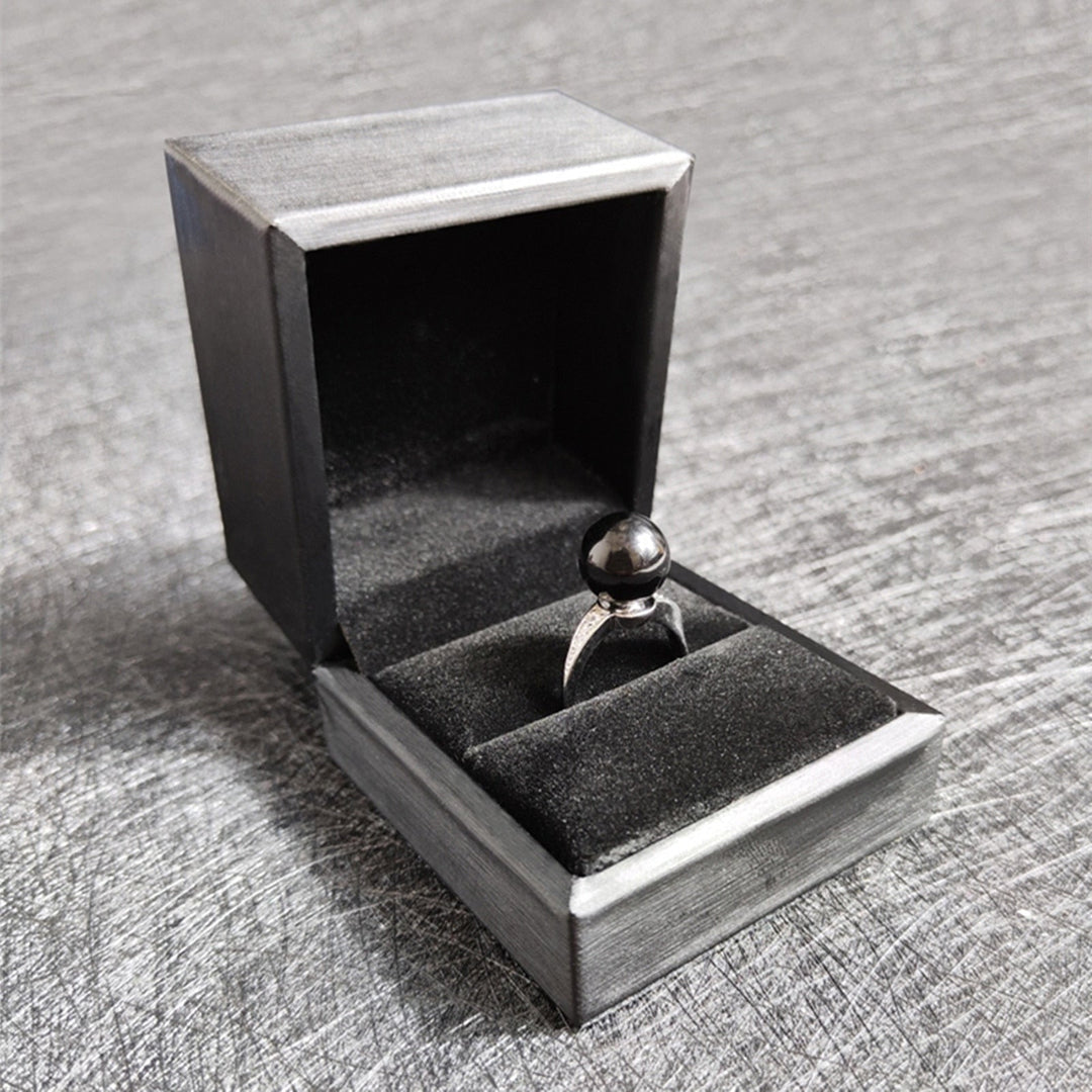 Skanto | Mysterious Black Pearl Hidden Knife Ring