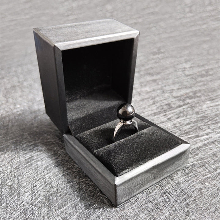 Skanto | Mysterious Black Pearl Hidden Knife Ring