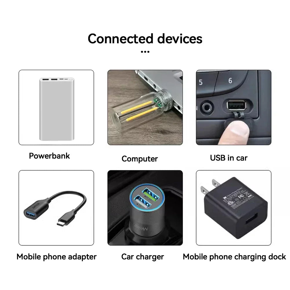 Skanto | Berøringskontroll Bil USB LED Lampe