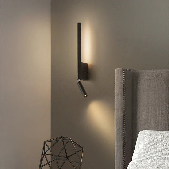 Moderne LED vegglampe for soverom, justerbar vegglampe i hotellstil | Skanto