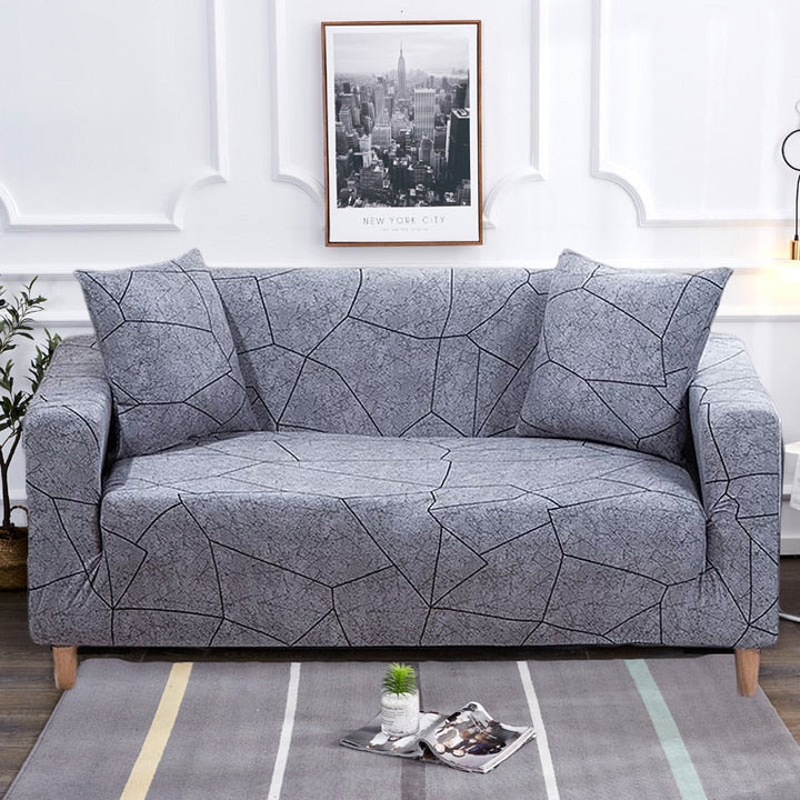 Moderne Skli-sikre Fargerik Elastisk Sofatrekk | Skanto