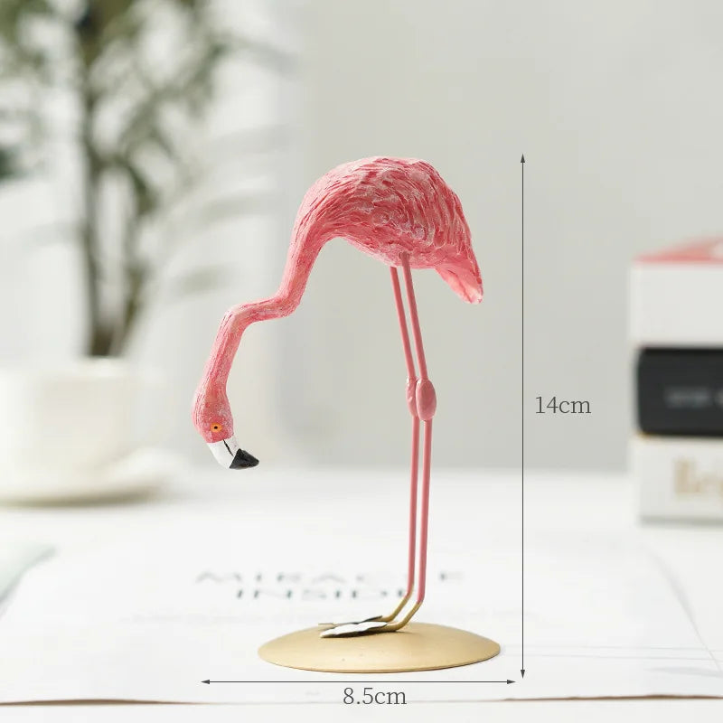 Skanto | Nordisk Flamingo Figur Figur Statue Skulptur Stue Kontor Bryllup Fest Ornamenter Hjem Dekorasjon Tilbehør