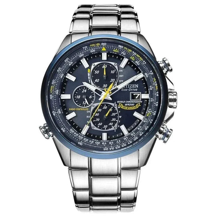 Skanto | Herre's Rustfritt Stål Chronograph Klokke med Kalender