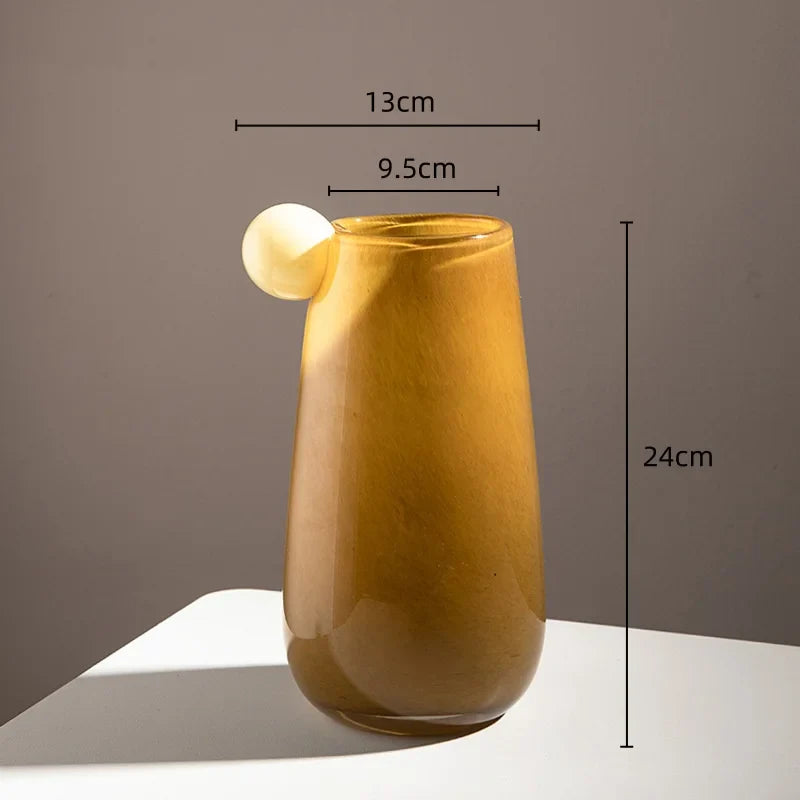 Globe Glass Chubby Vase | Skanto