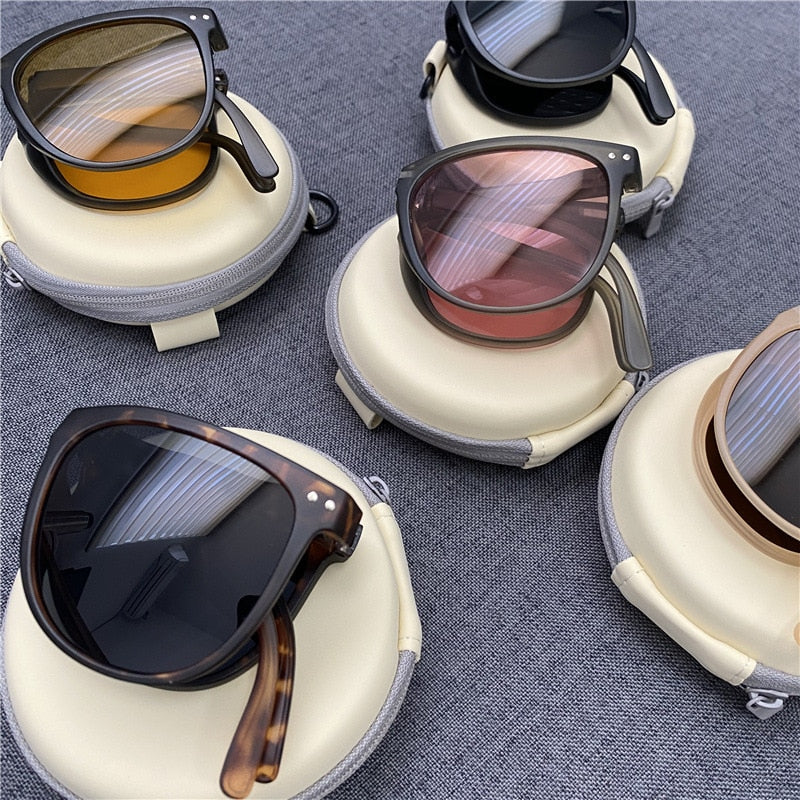 Skanto | Anti-UV sammenleggbar mote Flex klar sikt solbrille
