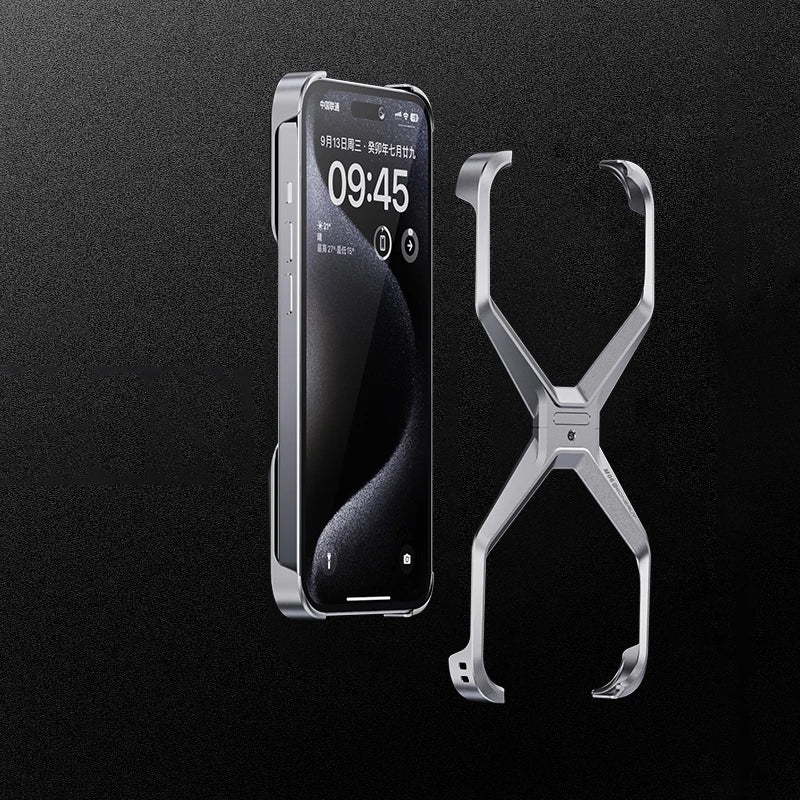 Skanto | Avtagbart Metall Kjølig Legering iPhone-deksler