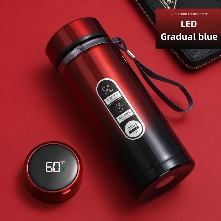 TempraBottle – Smart Termosflaske med LED Temperaturdisplay (800ml–1L) | Skanto