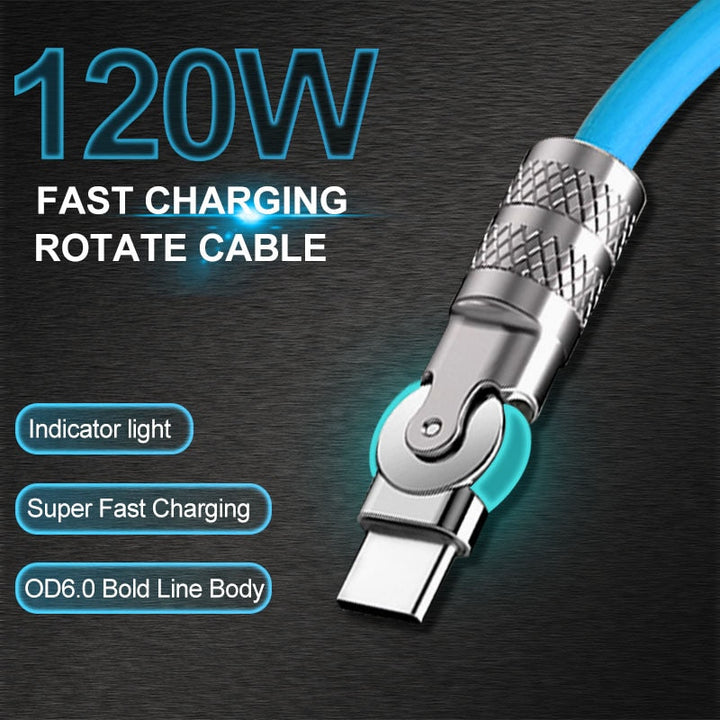 Skanto | Cord Master Telefon Hurtiglading Rotérbar Kabel