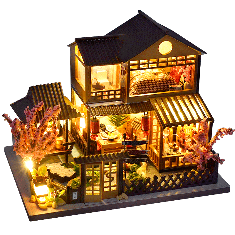 Skanto | Miniatyr DIY japanske bygningsleketøysett