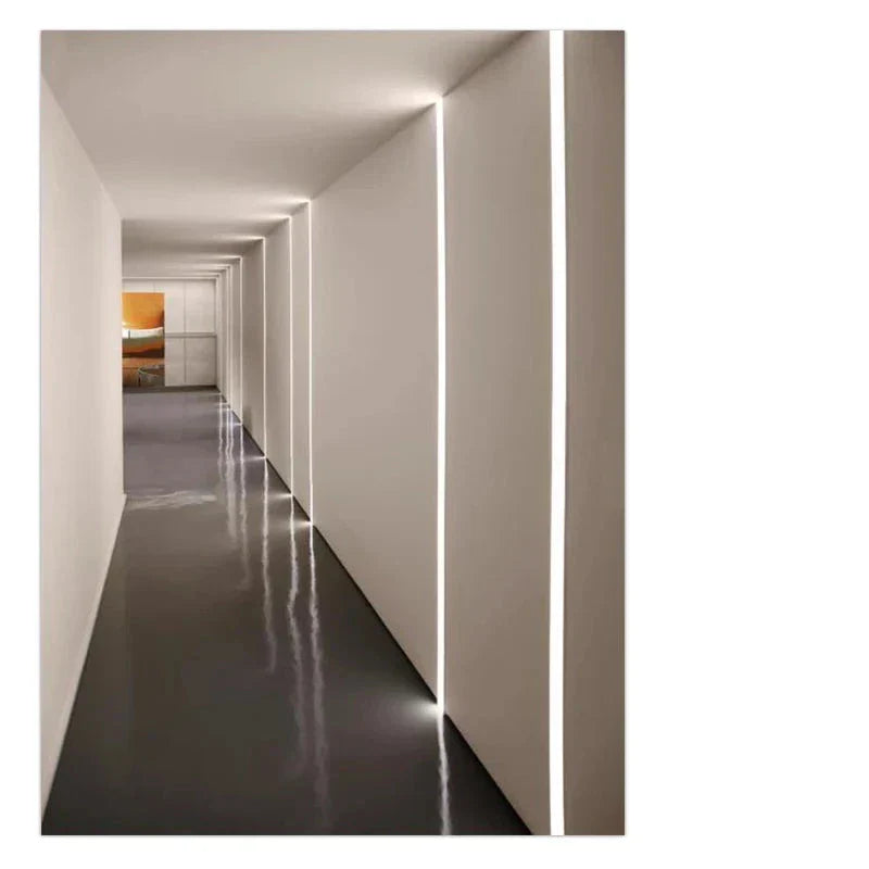 Moderne abstrakte arkitektonisk veggkunst Fine Art lerrettrykk visuell romutvidelse bilder for stue resepsjonsområde studio foyer kunst dekor | Skanto