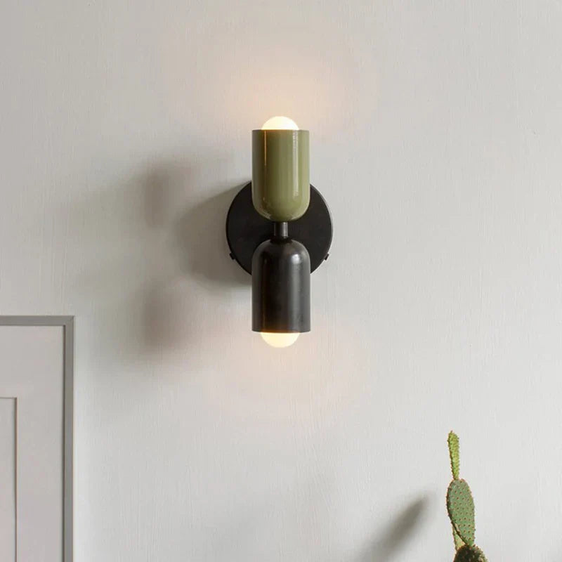 Skanto | Moderne Led-Vegglampe Fargerik Nordisk Vegglampe Romdekorasjon Innendørs Belysning Vegglamper For Soverom Nattbord Stue Lampe