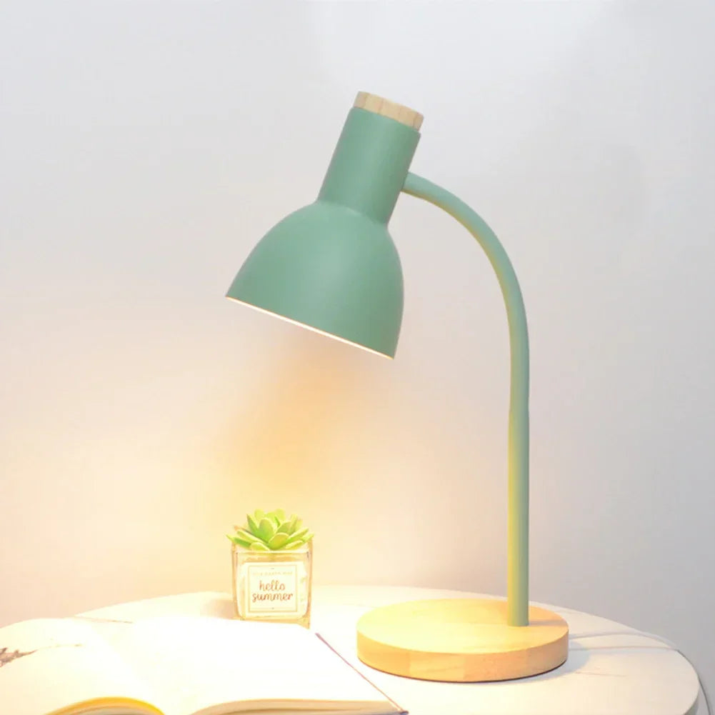 Skanto | Høst og vinter belysning | Nordisk kreativt trekunst jern LED skrivebordslampe - Moxie