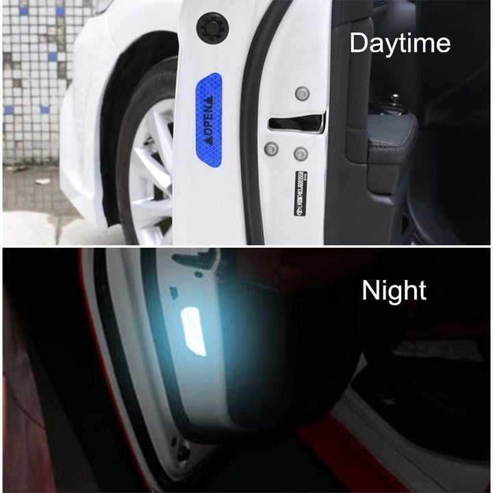 Skanto | 4PCS Bylys Reflekterende Varselklistermerker