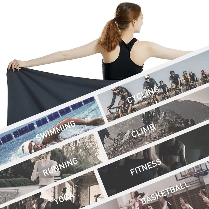 Skanto | Hurtigtørkende Mikrofiberhåndkle for Reiser, Sport, Gym, Strand & Yoga
